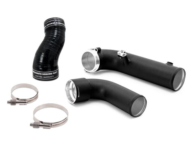 MISHIMOTO Performance Charge Pipe, Micro-Wrinkle Black (2019-2020 BMW Z4 & Toyota GR Supra 3.0T) - Click Image to Close