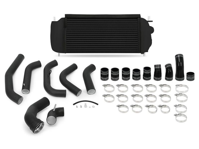 MISHIMOTO Performance Intercooler Kit, Black & Black (2015-2016 Ford F-150 3.5L EcoBoost) - Click Image to Close