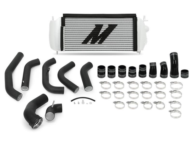 MISHIMOTO Performance Intercooler Kit, Silver & Black (2015-2017 Ford F-150 2.7L EcoBoost) - Click Image to Close
