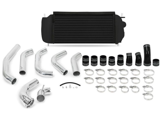 MISHIMOTO Performance Intercooler Kit, Black & Polished (2015-2016 Ford F-150 3.5L EcoBoost)