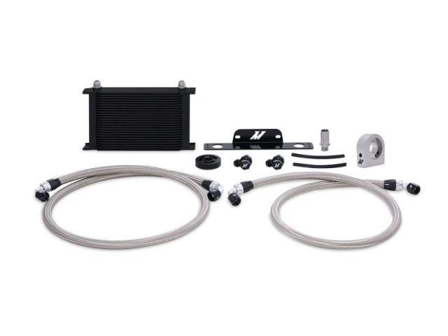 MISHIMOTO Oil Cooler Kit, Non-Thermostatic, Black (2010-2015 Camaro SS)
