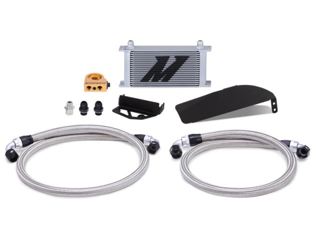 MISHIMOTO Direct-Fit Oil Cooler Kit, Silver (2017-2020 Civic Type R)