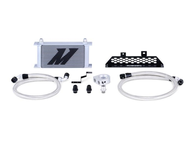 MISHIMOTO Oil Cooler Kit, Silver (2013-2018 Focus ST)