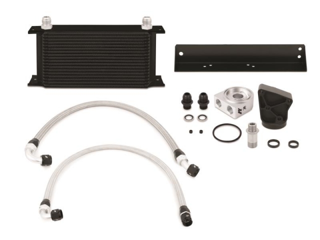 MISHIMOTO Oil Cooler Kit, Non-Thermostatic, Black (2010-2012 Genesis 3.8L V6)