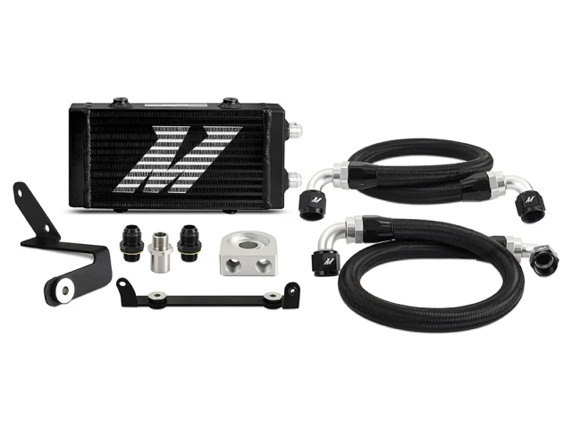 MISHIMOTO Oil Cooler Kit, Non-Thermostatic Black Cooler (2023-2024 Toyota GR Corolla)