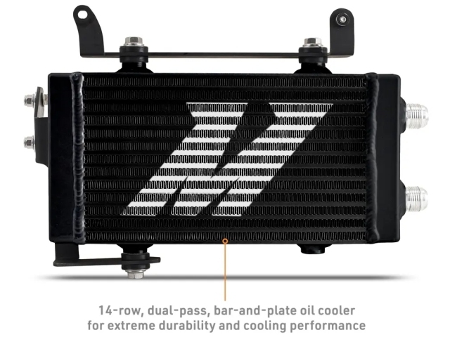 MISHIMOTO Oil Cooler Kit, Non-Thermostatic Black Cooler (2023-2024 Toyota GR Corolla)