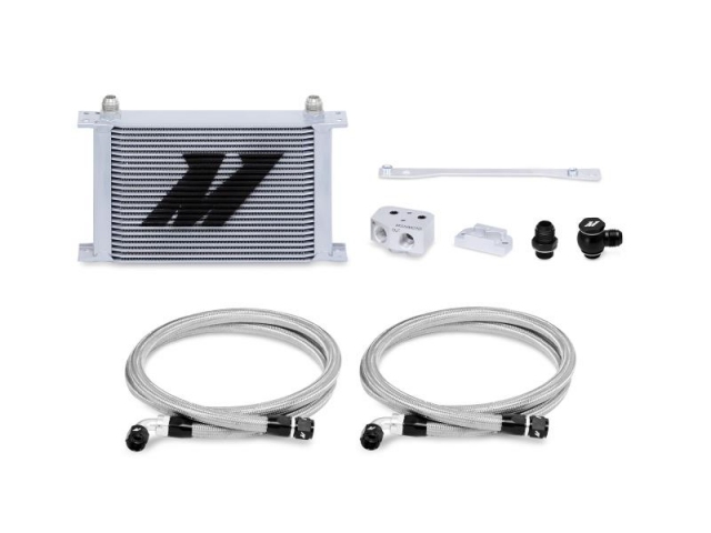 MISHIMOTO LS1/LS2 Front-Sump Race Oil Cooler Kit, Silver