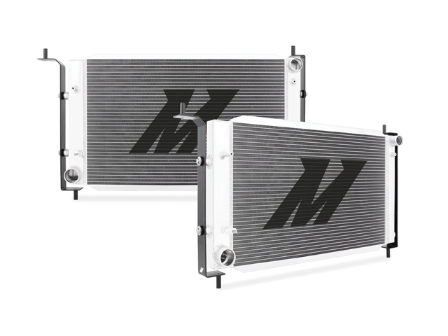 MISHIMOTO Performance Aluminum Radiator w/ Stabilizer (1996 Mustang GT) - Click Image to Close