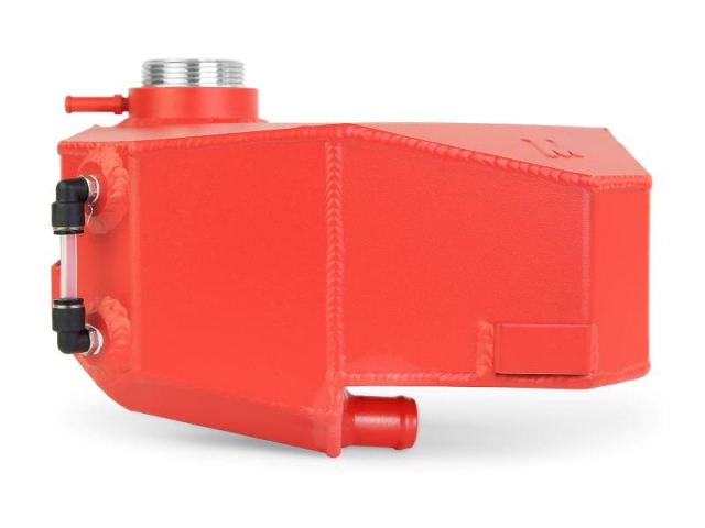 MISHIMOTO Aluminum Expansion Tank, Wrinkle Red (2013-2018 Focus ST & RS) - Click Image to Close