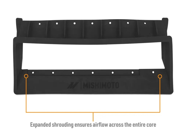 MISHIMOTO Performance Top-Mount Intercooler Kit, Black Intercooler, Black Pipe (2022-2024 Subaru WRX)