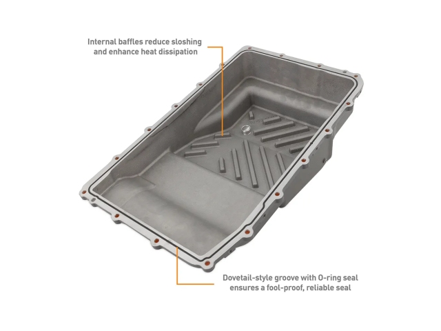 MISHIMOTO Aluminum Transmission Pan (FORD 10R60 & 10R80)