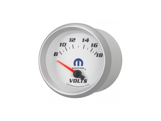 Auto Meter MOPAR Air-Core Gauge, 2-5/8", Voltmeter (8-18 Volts) - Click Image to Close