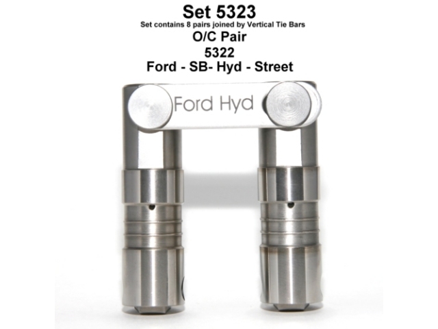 Morel Hydraulic Roller Lifters (FORD .875D T/B STREET PERF HYD ROLLER WIND/CLEV 351-400 CU IN) - Click Image to Close
