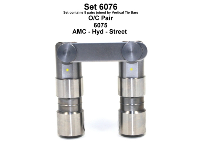 Morel Hydraulic Roller Lifters (AMC .903D T/B STREET PERF HYD ROLLER 304-401 CU IN V-8) - Click Image to Close