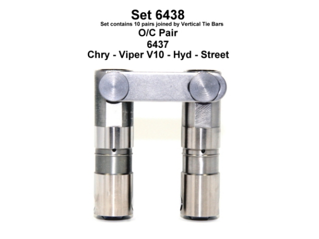 Morel Hydraulic Roller Lifters (VIPER V10 .842D STREET PERF HYD ROLLER) - Click Image to Close