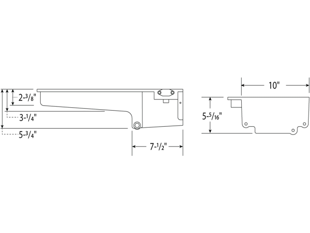 MOROSO Oil Pan, Cast, Rear Sump (1955-1987 GM LS)