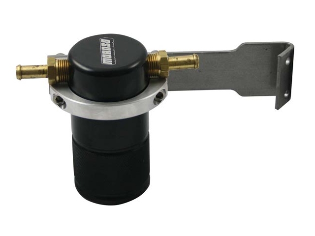 MOROSO Air-Oil Separator Kit, Small Body, Black Anodized (2008-2014 CTS-V) - Click Image to Close