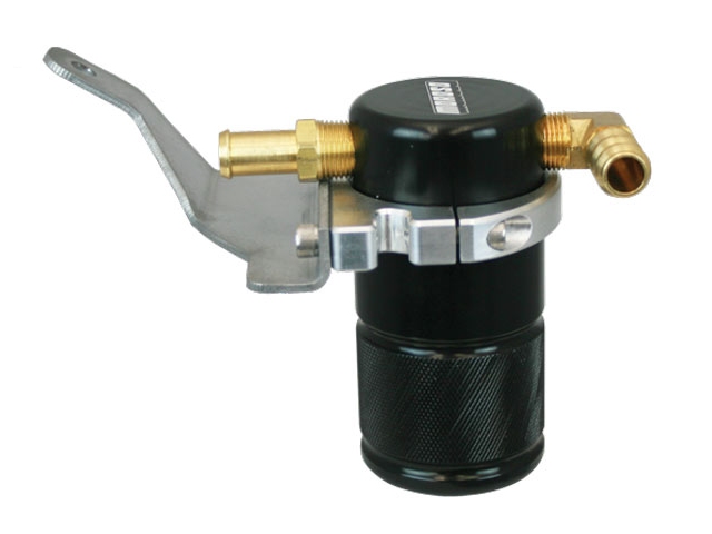 MOROSO Air-Oil Separator Kit, Small Body, Black Anodized (2007-2011 Wrangler JK & JKU)