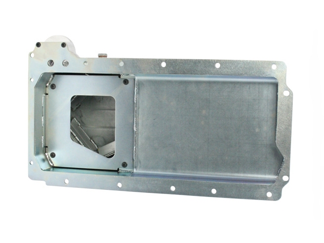 Moroso Early F-Body Race Baffled Fully Fabricated Steel Oil Pan (GM LS) - Click Image to Close
