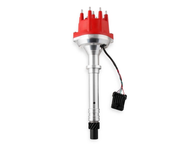 MSD PRO-BILLET Dual Sync Distributor, Red (CHEVROLET SMALL & BIG BLOCK) - Click Image to Close