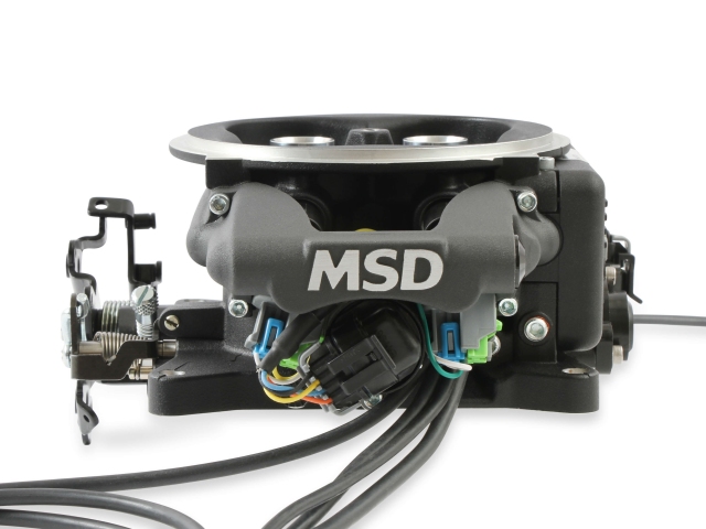 MSD Atomic EFI 2 TBI Throttle Body Kit, Black - Click Image to Close