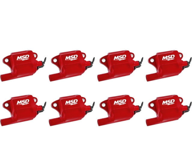 MSD PRO POWER Coil Kit, Red (GM LS2 & LS7)