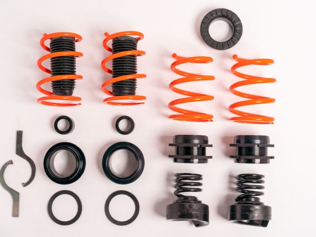 MSS Sports Fully Adjustable Lowering Spring Kit, Passive (2015-2021 Ford Mustang)