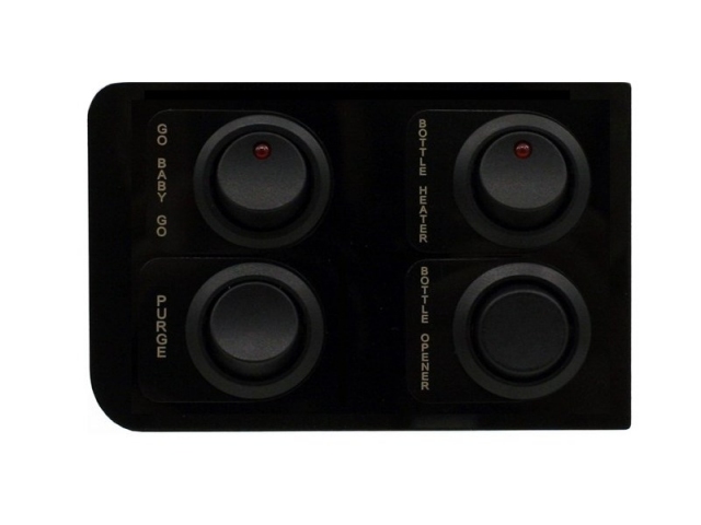 NITROUS EXPRESS Custom Switch Panel (1998-2002 Camaro) - Click Image to Close