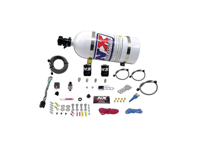 NITROUS EXPRESS Instaboost Stage 1 EFI Nitrous Kit w/ 10 Pound Bottle (35-150 WHP) - Click Image to Close