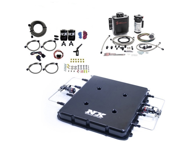 NITROUS EXPRESS LT4 Nitrous Kit & Water Methanol & Billet LT4 Supercharger Lid w/ No Bottle