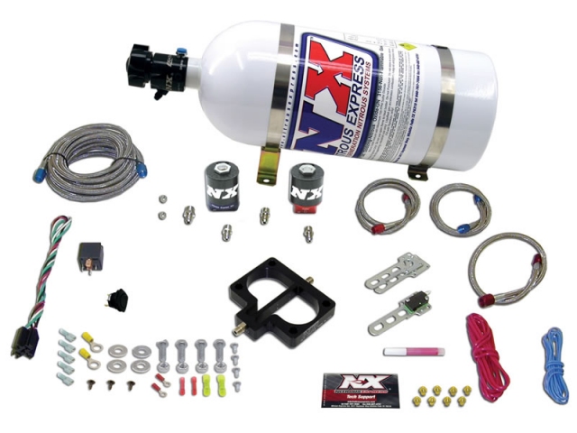 NITROUS EXPRESS DODGE Magnum TBI Nitrous Plate Kit w/ 10 Pound Bottle