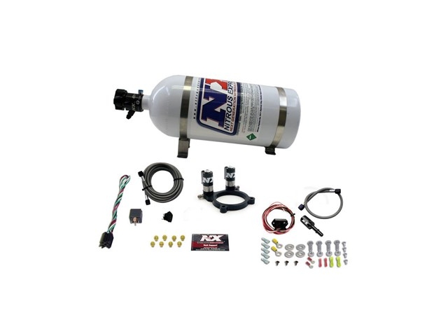 NITROUS EXPRESS FORD V6 Nitrous Plate Kit w/ 10 Pound Bottle (FORD 3.5L EcoBoost & 3.7L)