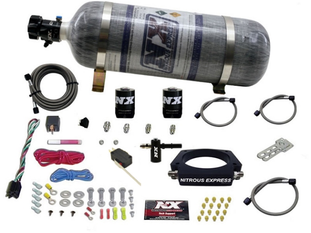 NITROUS EXPRESS GM LT2 Nitrous Plate System w/ 12 Pound Bottle [50-250 HP] (2020 Corvette Stingray)