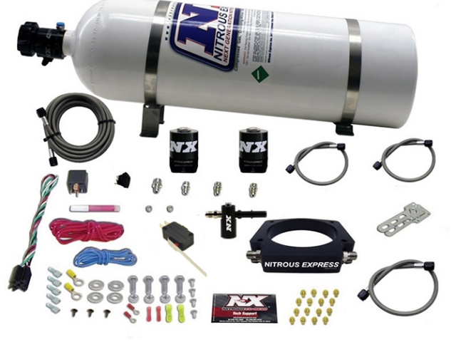 NITROUS EXPRESS GM LT2 Nitrous Plate System w/ 15 Pound Bottle [50-250 HP] (2020 Corvette Stingray)