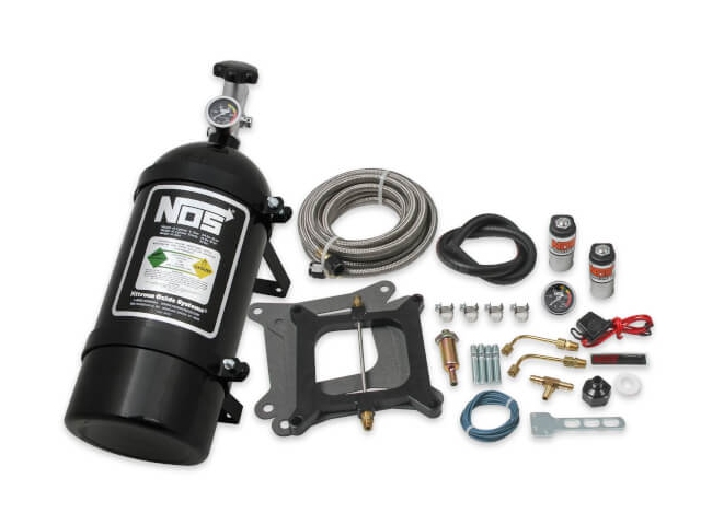 NOS POWERSHOT Wet Nitrous System, Black [125 HP] (4150 4-Barrel Carburetor)
