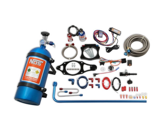 NOS Plate Wet Nitrous System w/ 10 Pound Blue Bottle (2014-2019 Corvette Stingray & Grand Sport)