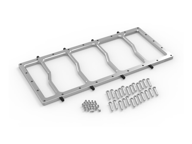 NOS Dry Nitrous Spacer Plate For SNIPER EFI Fabricated Race Intake Manifold, Silver (GM LS)