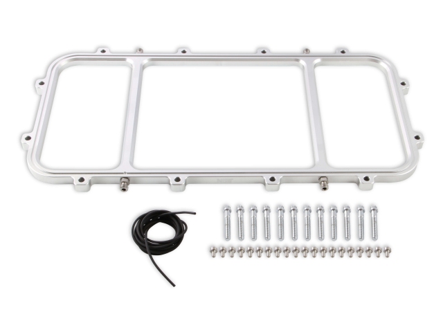 NOS Dry Nitrous Plate For Holley Hi-Ram EFI Intake Manifolds, Silver (GM LT)