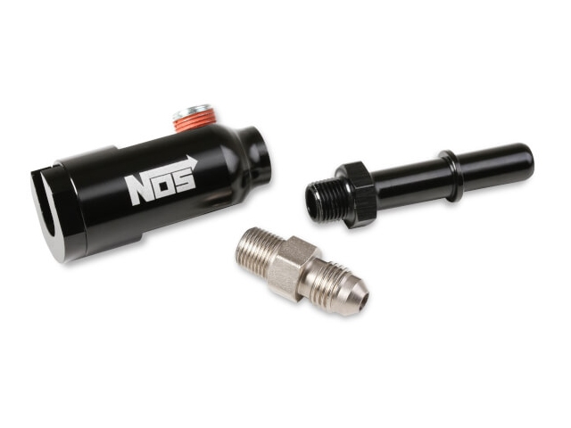 NOS Late Model Billet Fuel Line Adapter - Click Image to Close