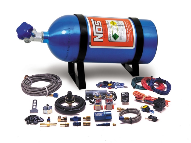 NOS EFI Dry Nitrous System w/ 10 Pound Bottle (1992-1995 Mustang 5.0L) - Click Image to Close