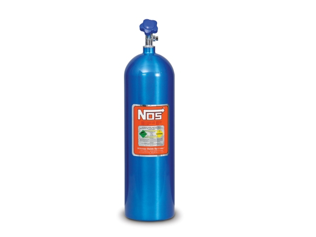 NOS 15 Pound Electric Blue Nitrous Bottle - Click Image to Close