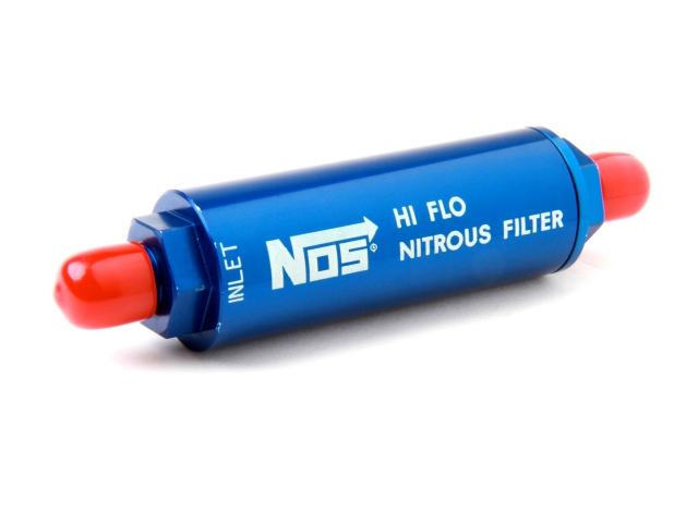 NOS Nitrous Filter High Pressure (–4AN x –4AN In-Line Billet Aluminum)