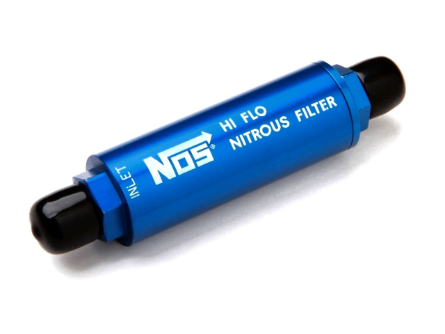 NOS Nitrous Filter High Pressure (–6AN x –6AN In-Line Billet Aluminum) - Click Image to Close