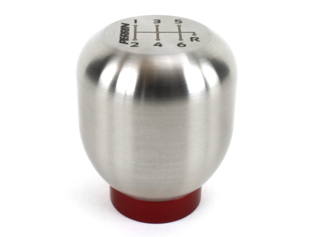 PERRIN Flat Top Barrel Shift Knob, Stainless Steel (2017-2019 Civic Si & Type R)