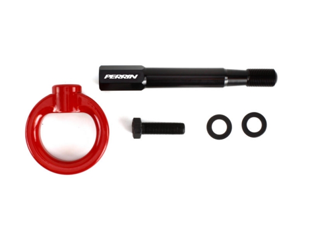 PERRIN Front Tow Hook, Red (2018-2019 Impreza WRX & WRX STi)