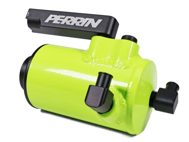 PERRIN Air Oil Separator, Neon Yellow (2022-2023 Subaru WRX)