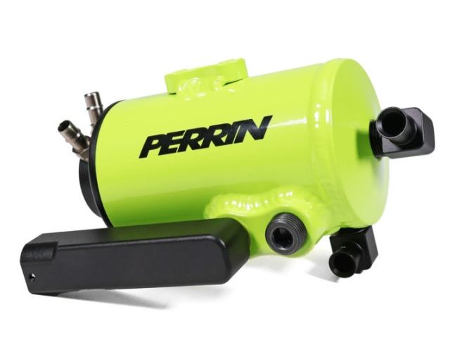 PERRIN Air Oil Separator, Neon Yellow (2022-2023 Subaru WRX)