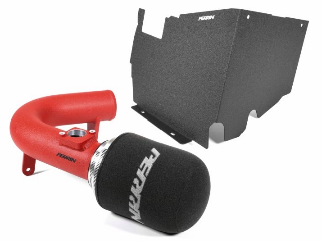 PERRIN Cold Air Intake w/ Heatshield, Red (2022-2024 Subaru WRX)