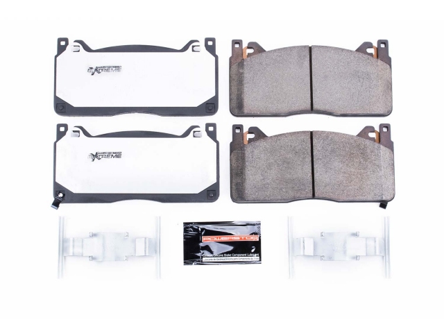 POWERSTOP Z26 STREET PERFORMANCE CARBON-FIBER CERAMIC BRAKE PADS, Front (2015-2020 Ford Mustang Shelby GT350) - Click Image to Close