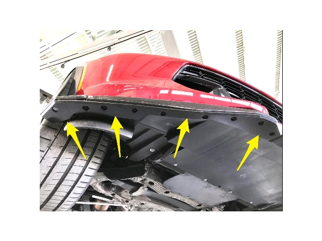 ProTEKt Front Bumper Protection Skid Plates (2015-2019 Corvette Grand Sport & Z06)